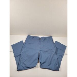 Le Tigre Chino Pants Men 40x32 Blue Excellent Performance Stretch Twill Trousers